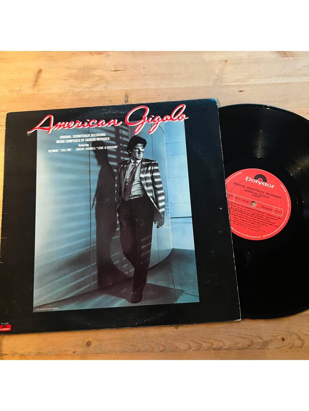 Various - American Gigolo Original Soundtrack 33rpm VG+ VR18